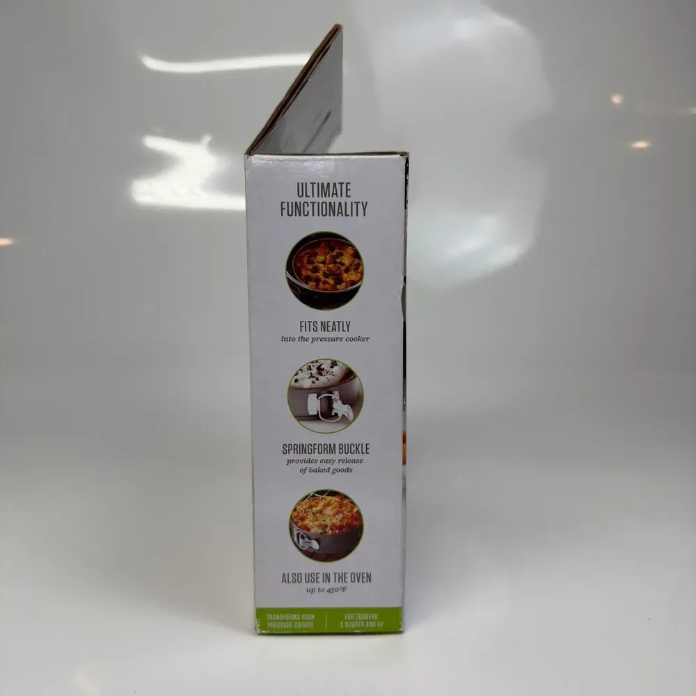 Food Network Pressure Cooker Springform Pan Nonstick Carbon Steel 7